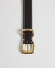 Calvin Klein Calvin Klein contrast belt 25mm in black - 2
