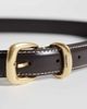 Calvin Klein Calvin Klein contrast belt 25mm in black - 3