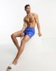 Calvin Klein Calvin Klein core solids medium drawstring swim shorts in mid azure blue - 4