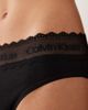 Calvin Klein Calvin Klein cotton lace bikini briefs in black - 2