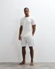 Calvin Klein Calvin Klein cotton poplin T-shirt and striped shorts set in off-white - 1