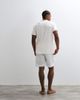 Calvin Klein Calvin Klein cotton poplin T-shirt and striped shorts set in off-white - 3