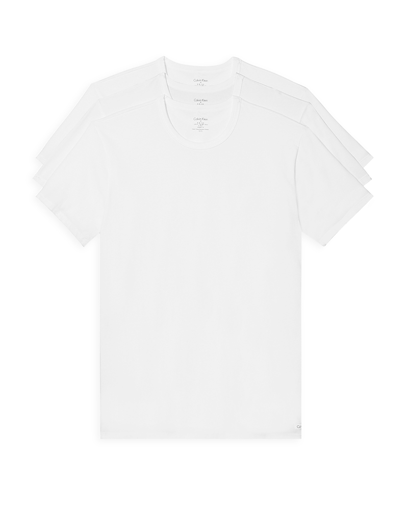 Calvin Klein Calvin Klein Cotton Stretch Moisture Wicking Crewneck Tees, Pack of 3