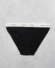 Calvin Klein Calvin Klein Cotton Stretch Rib 3 pack string bikini briefs in black/white/gray-Multi - 3