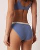 Calvin Klein Calvin Klein Cotton Stretch Rib bikini briefs in blue - 4