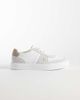 Calvin Klein Calvin Klein cupsole sneakers with embossed logo in white - 1