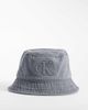 Calvin Klein Calvin Klein denim wash bucket hat in gray - 1