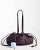 Calvin Klein Calvin Klein drawstring satchel bag in fudge brown - 2