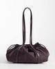 Calvin Klein Calvin Klein drawstring satchel bag in fudge brown - 4