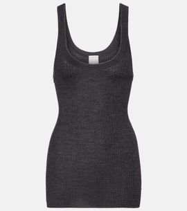 Calvin Klein Calvin Klein Ella ribbed-knit wool tank top