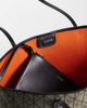 Calvin Klein Calvin Klein emblem all-over print tote bag with pouch in black - 2