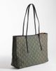 Calvin Klein Calvin Klein emblem all-over print tote bag with pouch in black - 4