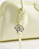Calvin Klein Calvin Klein emblem grain texture shoulder bag with hardware charm in pale yellow-Neutral - 3