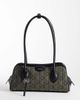 Calvin Klein Calvin Klein emblem pebble shoulder bag in black - 1