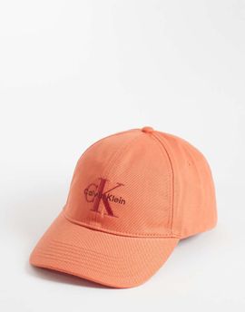 Calvin Klein Calvin Klein embroidery baseball cap in orange