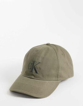 Calvin Klein Calvin Klein embroidery logo baseball cap in khaki green