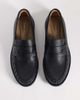 Calvin Klein Calvin Klein essential leather loafers with grain texture in black - 1
