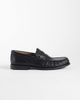 Calvin Klein Calvin Klein essential leather loafers with grain texture in black - 2
