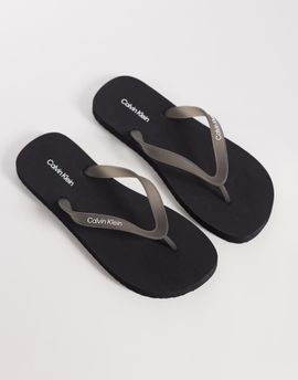 Calvin Klein Calvin Klein flip flops in transparent black