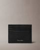Calvin Klein Calvin Klein foil embossed card holder in black - 1