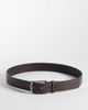 Calvin Klein Calvin Klein grain buckle belt 35mm in chocolate brown - 1