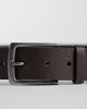 Calvin Klein Calvin Klein grain buckle belt 35mm in chocolate brown - 3