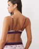Calvin Klein Calvin Klein Graphic logo print lightly lined triangle bra in pink-Orange - 3