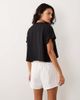 Calvin Klein Calvin Klein heritage cotton logo waistband shorts in classic white - 2