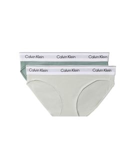 Calvin Klein Calvin Klein Icon Cotton Modal bikini briefs 2pk in green/light green-Multi