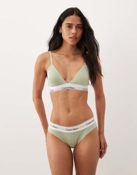 Calvin Klein Calvin Klein Icon Cotton Modal bikini briefs in pale mint-Green