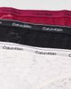 Calvin Klein Calvin Klein Icon Lace 3 pack bikini briefs in berry/black/blush pink-Multi - 2
