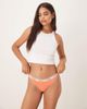 Calvin Klein Calvin Klein Icon logo thong in coral orange - 2