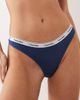 Calvin Klein Calvin Klein Icon Logo thong in denim blue - 1