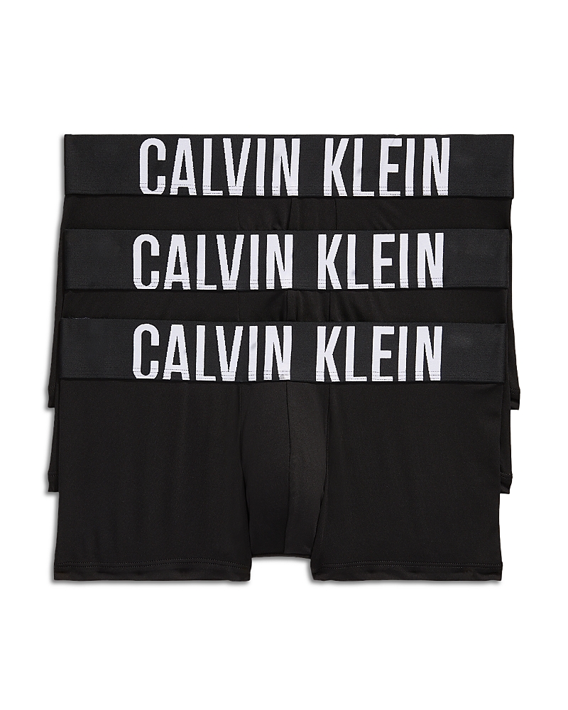 Calvin Klein Calvin Klein Intense Power Logo Waistband Micro Low Rise Trunks, Pack of 3