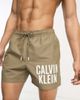 Calvin Klein Calvin Klein intense power swim shorts in nettle-Green - 1