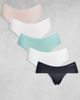 Calvin Klein Calvin Klein Invisibles 5-pack microfiber bikini briefs in beige/black/mint-Multi - 1