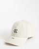 Calvin Klein Calvin Klein Jeans canvas cap with frayed logo in cream-Neutral - 1