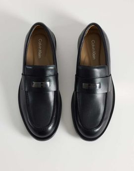 Calvin Klein Calvin Klein Jeans leather loafers in black