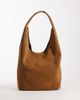 Calvin Klein Calvin Klein Jeans medium slouchy suede bag in brown - 1