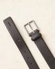 Calvin Klein Calvin Klein Jeans pebble real leather belt with gunmetal buckle in black - 2