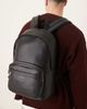 Calvin Klein Calvin Klein Jeans round backpack with front pocket in black - 3