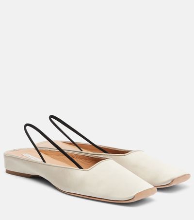 Calvin Klein Calvin Klein Kate leather slingback flats