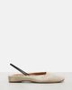 Calvin Klein Calvin Klein Kate leather slingback flats - 4