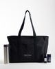 Calvin Klein Calvin Klein large nylon logo tote bag in black - 2