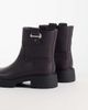 Calvin Klein Calvin Klein leather chunky ankle boots with buckle in fudge brown - 2