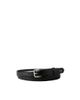 Calvin Klein Calvin Klein leather essential buckle 20mm belt in black - 1