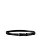 Calvin Klein Calvin Klein leather essential buckle 20mm belt in black - 3