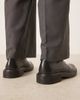 Calvin Klein Calvin Klein leather lace up loafers in black - 2