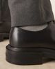 Calvin Klein Calvin Klein leather lace up loafers in black - 3