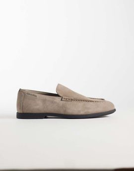 Calvin Klein Calvin Klein leather loafers in khaki-Green
